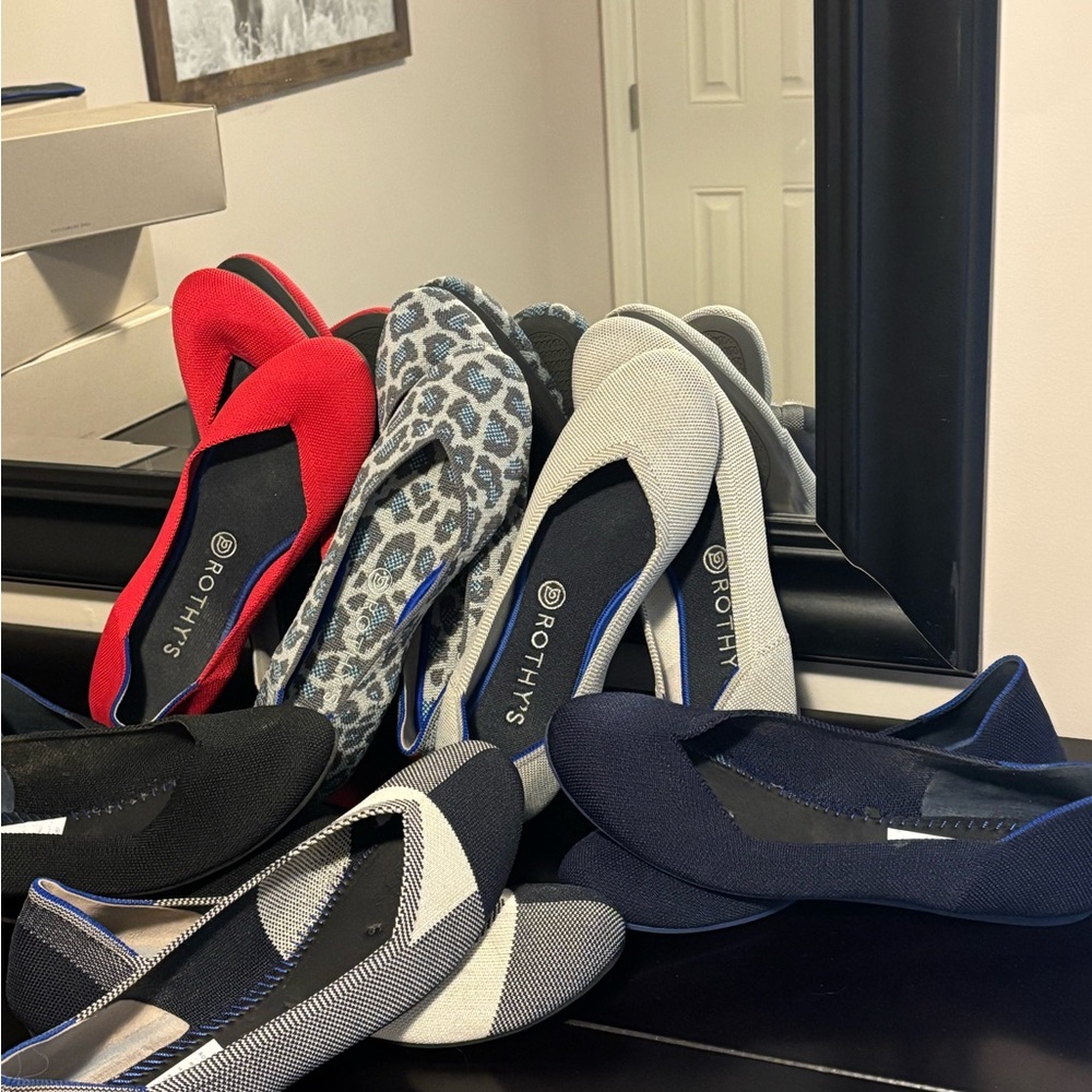 ✨ Rothy’s Flats Bundle – Size 10 – Excellent Condition